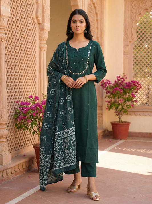 GIRRA – Royal Ivy | Signature Kurta Set