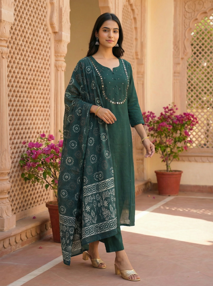 GIRRA – Royal Ivy | Signature Kurta Set