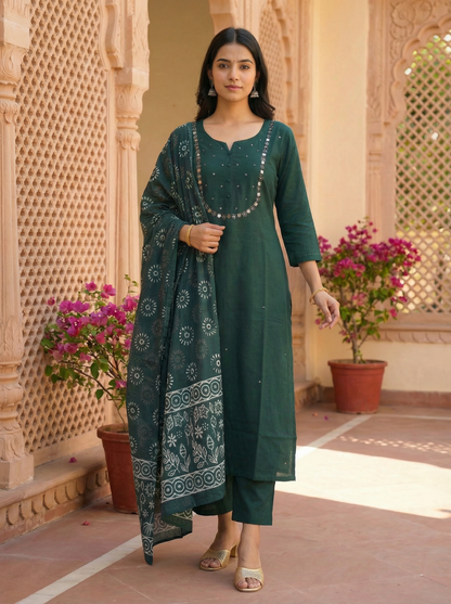 GIRRA – Royal Ivy | Signature Kurta Set