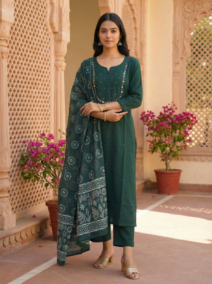 GIRRA – Royal Ivy | Signature Kurta Set