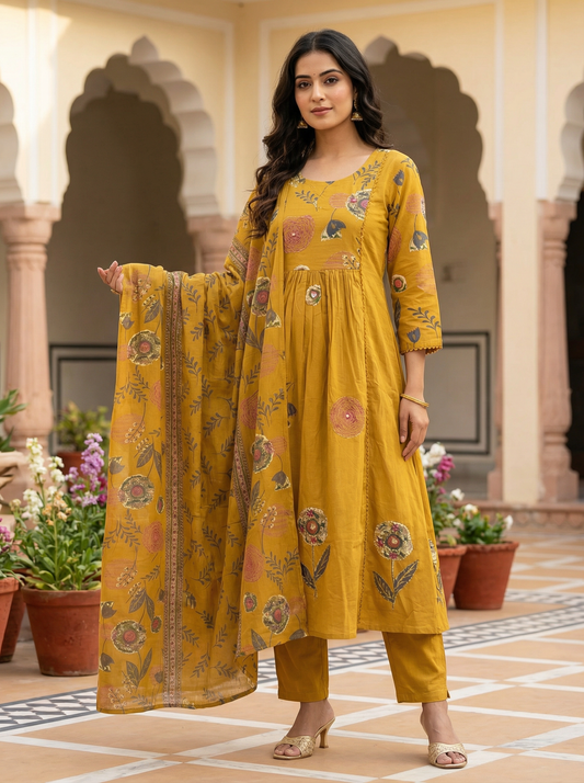 GIRRA – Sunlit Mustard | Signature Kurta Set