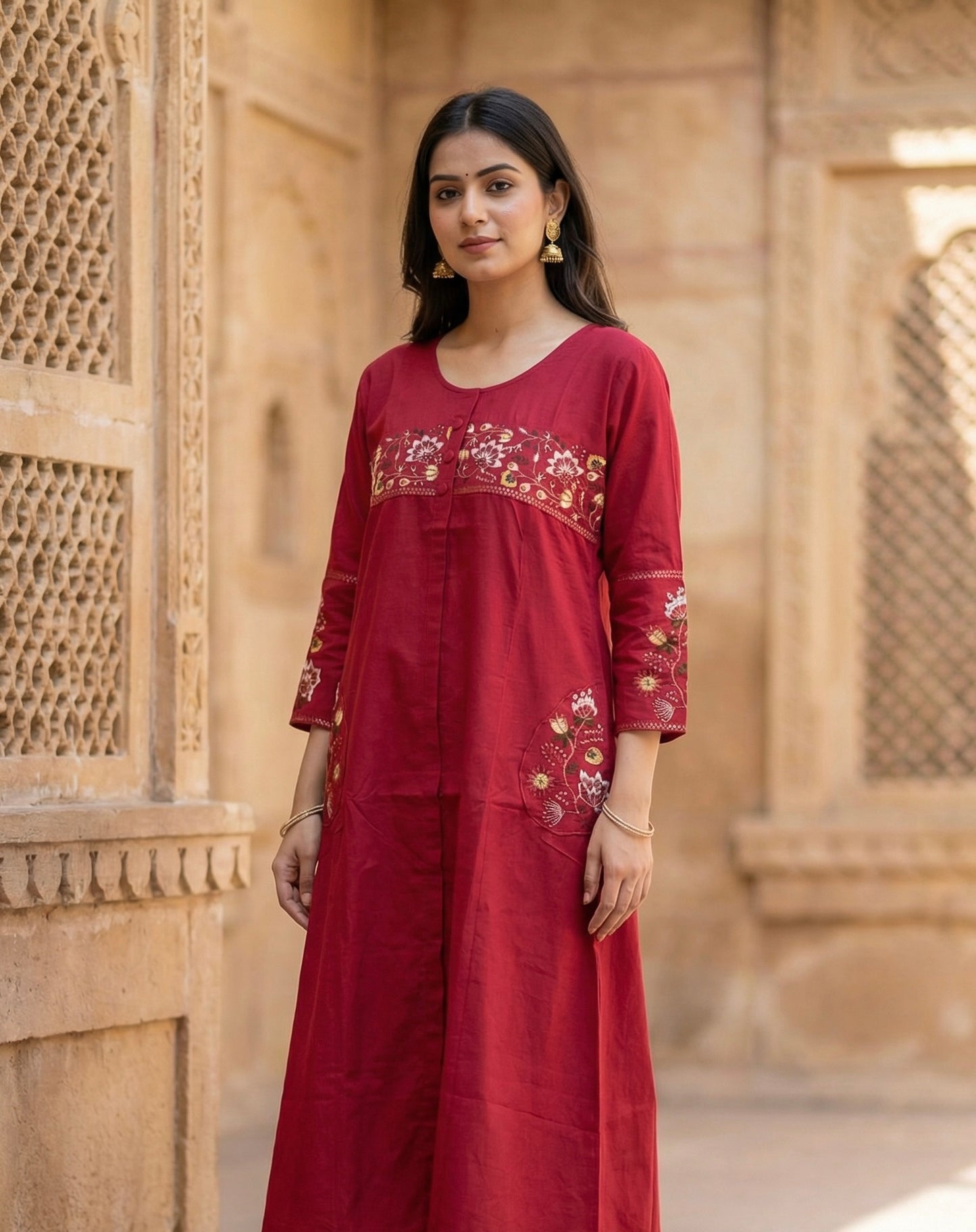 GIRRA – Rani Pink | Signature Kurta Set