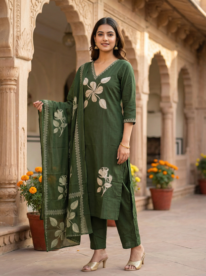 GIRRA – Forest Bloom | Everyday Elegance Kurta Set