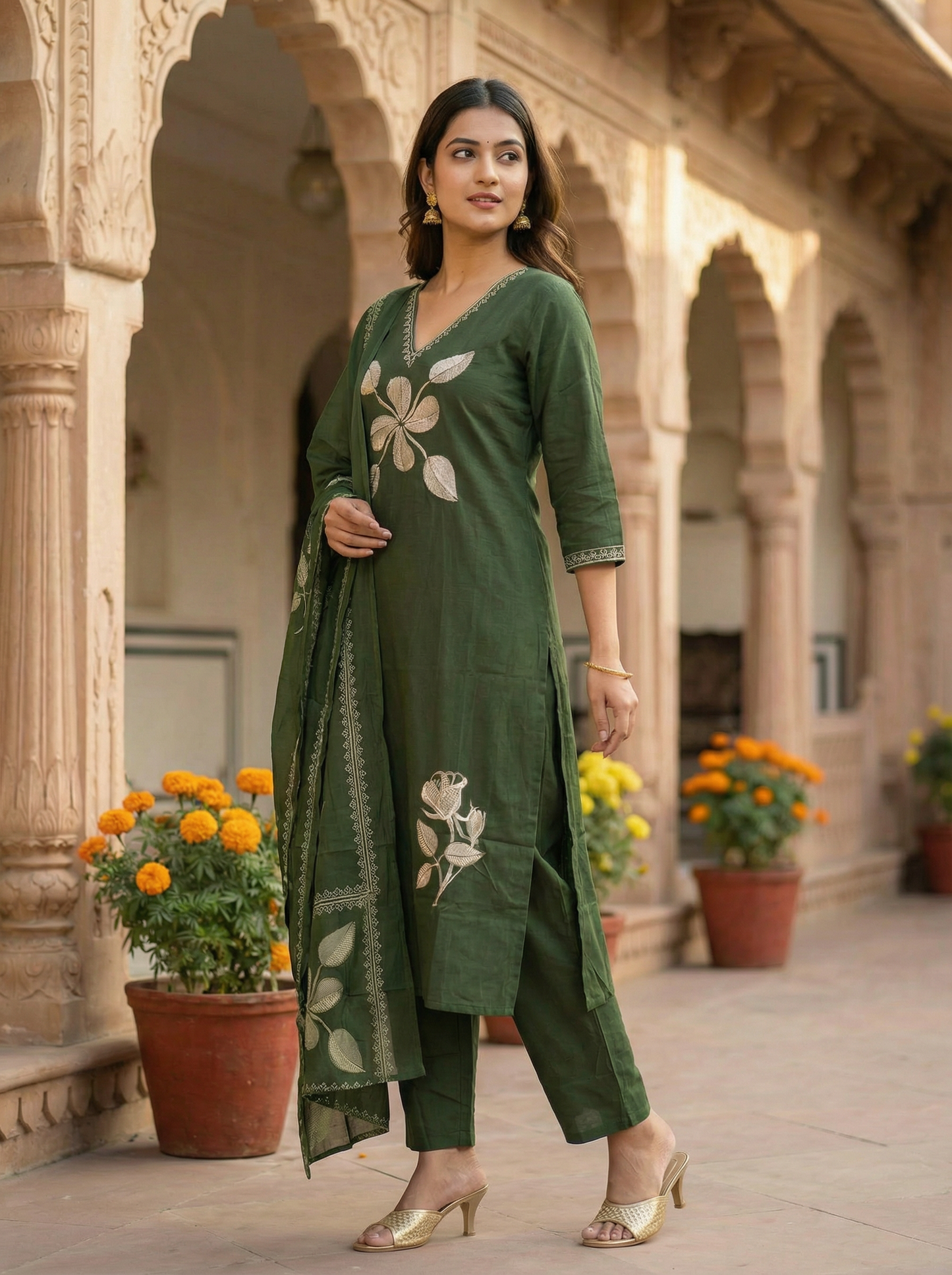 GIRRA – Forest Bloom | Everyday Elegance Kurta Set
