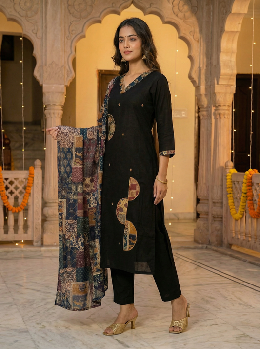 GIRRA – Midnight Heritage | Everyday Elegance Kurta Set