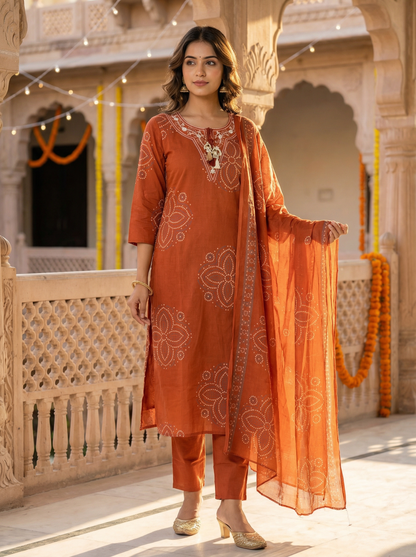 GIRRA – Amber Glow | Everyday Elegance Kurta Set